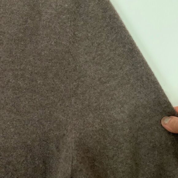 Kenneth Roberts chocolate 100% cashmere V-neck sweater, warm, elegant, XL - Picture 3 of 6